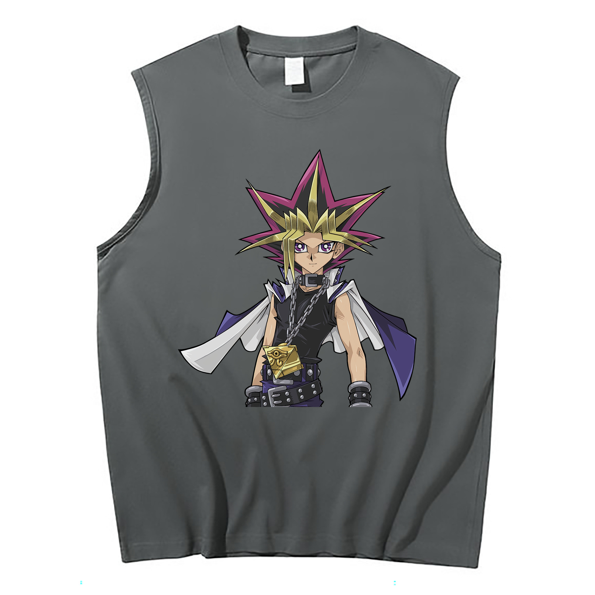 （画像用） 遊☆戯☆王 Yu-Gi-Oh! コットン100％タンクトップ（フロントプリント）